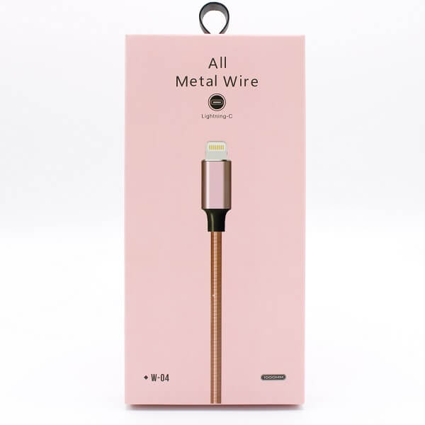 کابل USB گوشی آیفون دی نت W-04