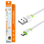 کابل USB گوشی میکرو کوتاه فلت الدینیو XS-073