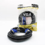 کابل VGA دی نت 5 متری ( پک نایلونی )