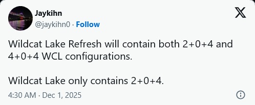 پردازنده‌های Wildcat refresh