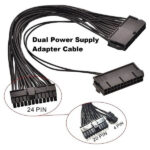 تبدیل برق مادربرد برای اتصال PSU اضافی 24 پین و 20 پین ATX