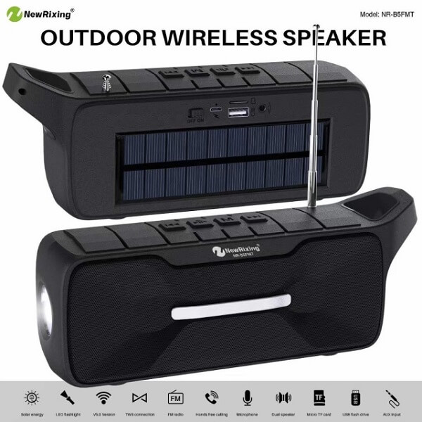 اسپیکر بلوتوثی NewRixing مدل NR-B5FMT