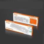 کیبورد بی سیم دی نت مدل DT-999 سفید
