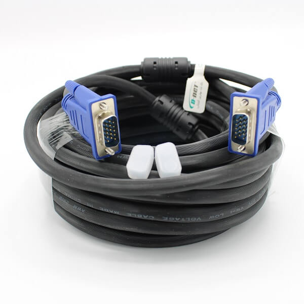 کابل VGA دی نت 10 متری ( پک نایلونی )