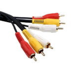 کابل سه فیش ( RCA ) صوت و تصویر AV دی نت 1.5 متری