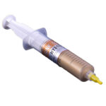 خمیر سیلیکون سرنگی بزرگ طلایی ( HY 610 )