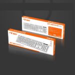 کیبورد ( صفحه کلید ) سیم دار دی نت DT-991 سفید - Image 2
