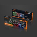 کیبورد ( صفحه کلید ) سیم دار دی نت DT-997 چراغ دار - Image 4