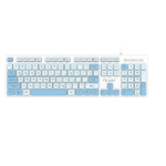 کیبورد ( صفحه کلید ) سیم دار رنگی دی نت DT-993 آبی