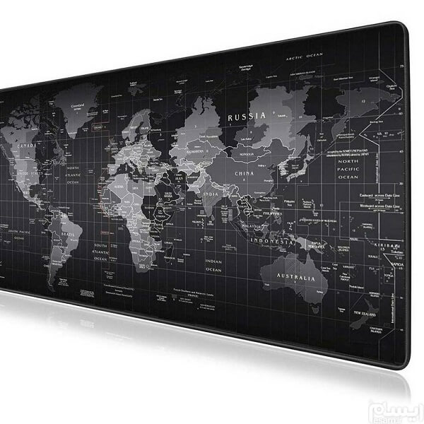 پد موس گیمینگ طرح نقشه جهان 30X80 پد موس گیمینگ طرح نقشه جهان 30X80