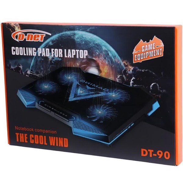 پایه خنک کننده لپ تاپ 5فن مدل DT90 پایه خنک کننده لپ تاپ 5فن مدل DT90