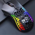 موس گیمینگ RGB مدل T60 دی نت 7200 DPI