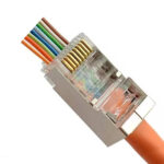 سوکت میان‌گذر RJ45 CAT6 فلزی
