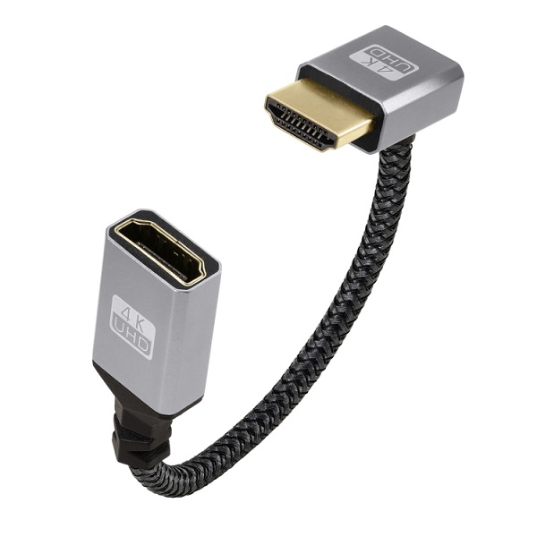 مبدل HDMI نر و ماده 4K نود درجه
