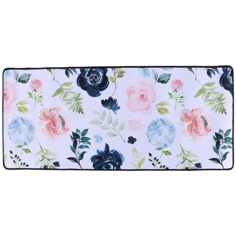 موس پد طرح گل 30x70 مدل 3 با طراحی گلدار و سطح نرم موس پد طرح گل (3) 30x70 - Image 1