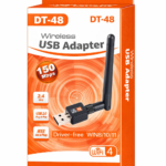 دانگل وای فای USB آنتن دار 150Mbps DT48 با آنتن خارجی