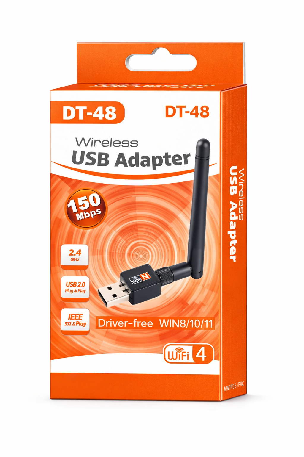 دانگل وای فای USB آنتن دار 150Mbps DT48 با آنتن خارجی دانگل وای فای USB آنتن دار 150Mbps DT48 با آنتن خارجی