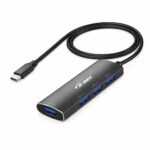 هاب 4 پورت 1.2مترUSB3.0 TYPE C ( USB HUB )