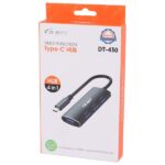 هاب 4 پورت 30cm USB3.0 TYPE C ( USB HUB )