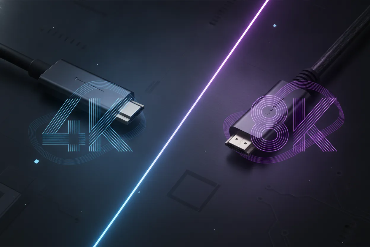 تفاوت HDMI معمولی با HDMI 4K و 8K چیست؟ 